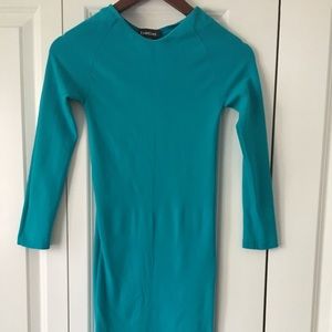 Long sleeves mini dress
